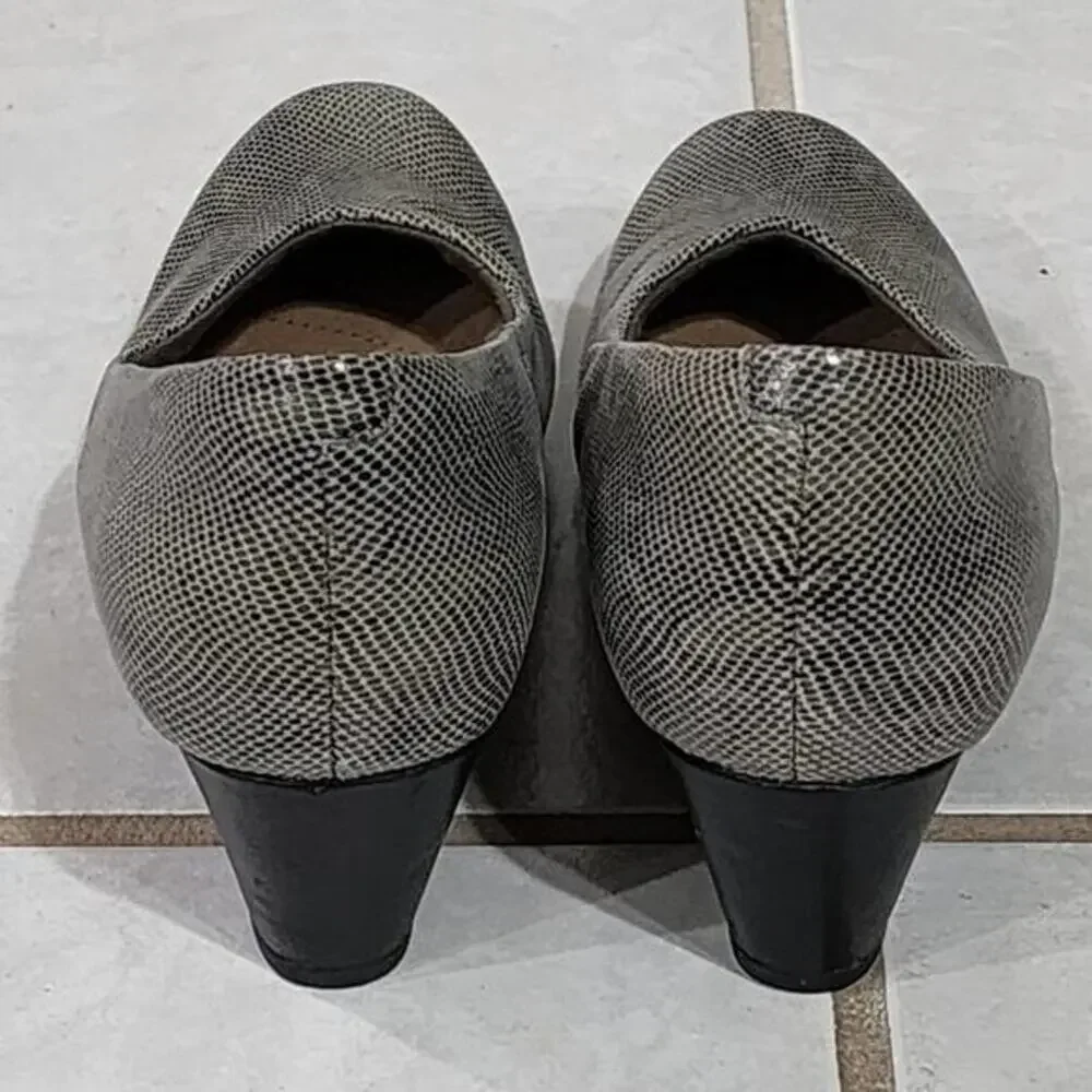 Clarks sophisticated snakeskin